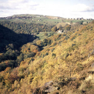 Colden Clough from Hell Hole Rocks