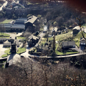 Looking down on Mytholm, Hebden Bridge.