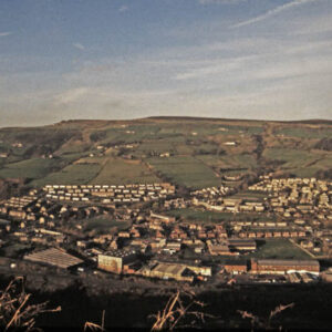 Looking Over Mytholmroyd To Mount Skip From Scout Rocks