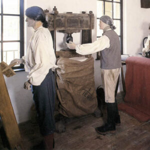 Exhibit at the former Pre-Industrial Museum at the Piece Hall, Halifax