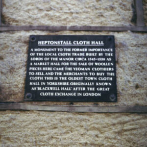 Heptonstall Cloth Hall Plaque