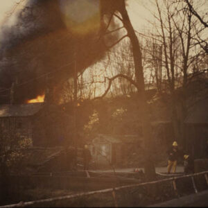 Fire at Holme End, Mytholmroyd
