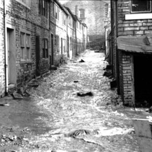 Flood at Mytholmroyd
