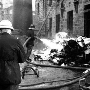Mill Fire at Hebden Bridge