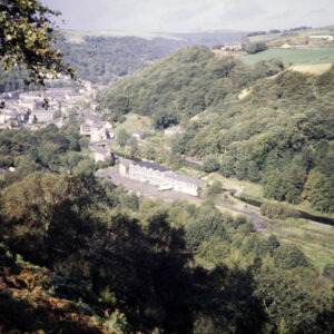 Looking Down on the Mayroyd Area of Hebden Bridge