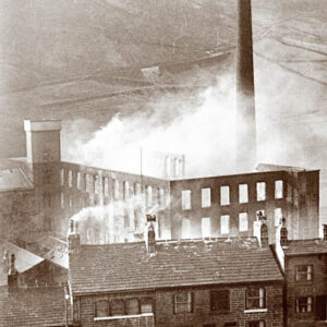 Fire at Calder Mill, Hebden Bridge