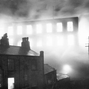 Fire at Calder Mill, Hebden Bridge