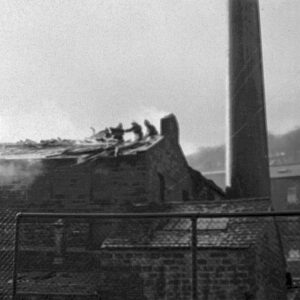 Mill fire, Hebden Bridge