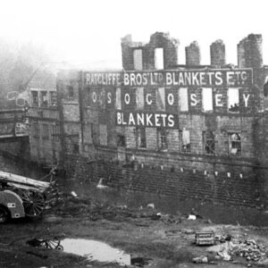 Mill Fire at Ratcliffe's, Mytholmroyd