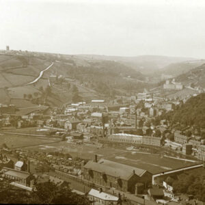 Hebden Bridge from Wood Top. Hebden Valley