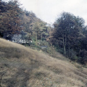 Hardcastle Crags. Gibson Wood Cottages. 1st Nov 1959