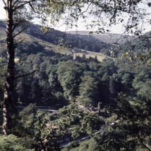 Looking Down on Midgehole and the Crimsworth Valley. 19th June 1958