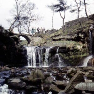 Lumb Falls. Crimsworth Dean. April. 1959