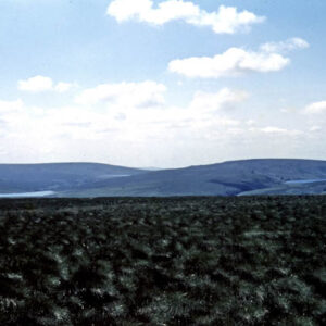 Gorple and Widdop Reservoirs from Dean Gate. 19th July 1959