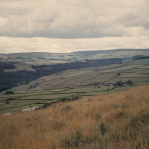 Looking over from on or near Sandy Gate. Heptonstall on the left and Old Town on the right.