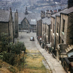 Looking down Cliffe Street, Hebden Bridge