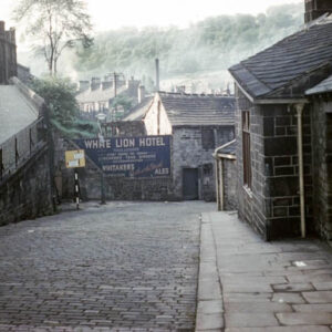 Keighley Road, Hebden Bridge, pre-1959.
