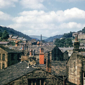 Hebden Bridge rooftops.