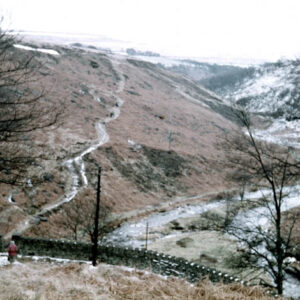 Looking Down the Valley from Blake Dean, 1958