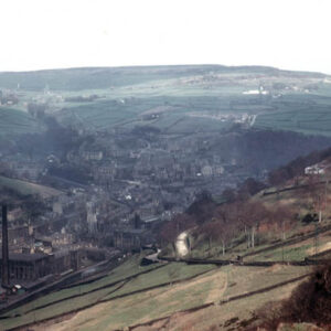 Hebden Bridge from Horsehold Road. - KEC00109