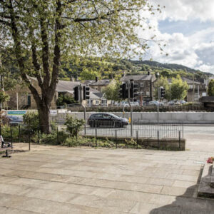 Demolition of Shops at Mytholmroyd, 17th September, 2017