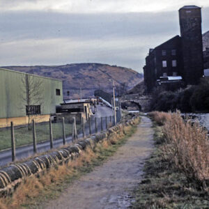 Woodhouse Mill ( now apartments ) and Poly Hi Solidor, Todmorden