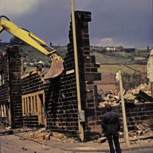 Demolition of Phoenix Street to make way for wider road to Carr House estate