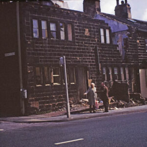 Demolition of Phoenix St to make way for wider road to Carr House estate