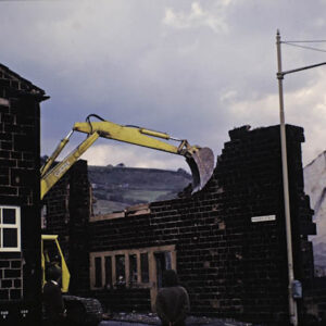 Demolition of Phoenix St to make way for wider road to Carr House estate