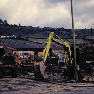 Demolition of Phoenix St to make way for wider road to Carr House estate