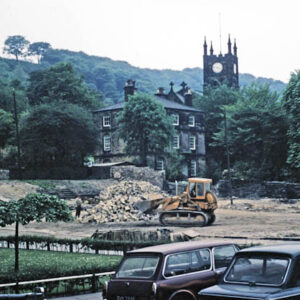 Demolition of Cobden before Calder College construction